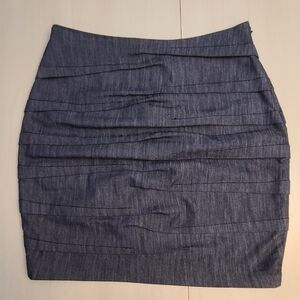 Chic Blue Pencil Skirt